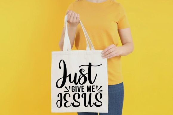 Just Give Me Jesus_Bible Quote Vector