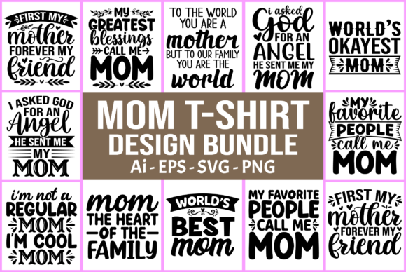 Mom T-Shirt Design Bundle SVG Review for Real Projects