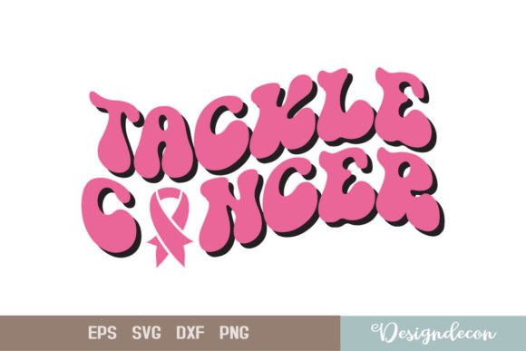 Tackle Cancer Retro Sublimation SVG