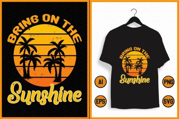 Vintage Bring on the Sunshine Shirt SVG