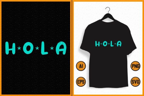Vintage Hola Shirt SVG Review